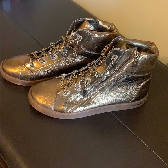 michael kors gold boots